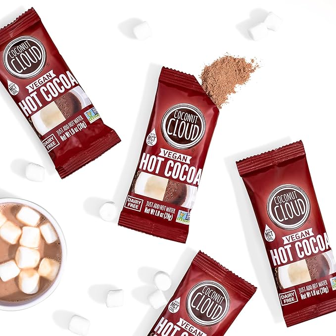 Dairy Free Hot Cocoa Sticks | Delicious, Vegan, Non-GMO, Natural, Coconut Powdered Milk + MCT OIL.