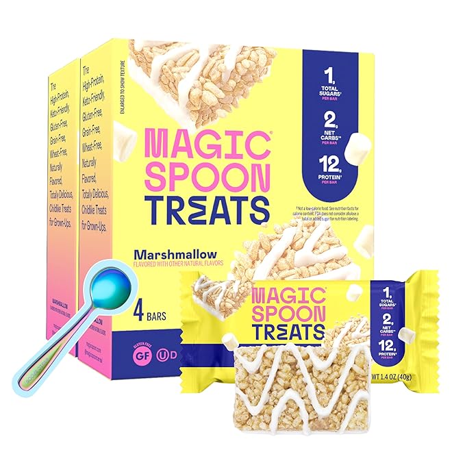 MAGIC SPOON Treats - High Protein, Low Carb, Keto Friendly, Low Sugar, Gluten Free, Crispy Protein