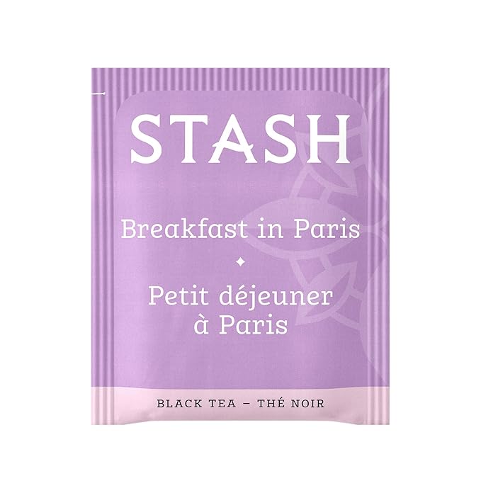 Stash Tea Breakfast in Paris Black Tea, Box of 100 Tea Bags