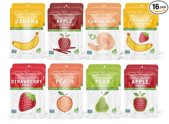 Nature’s Turn Freeze-Dried Fruit Crisps –Healthy, Gluten-Free,Crispy & Delicious, Plant-Based