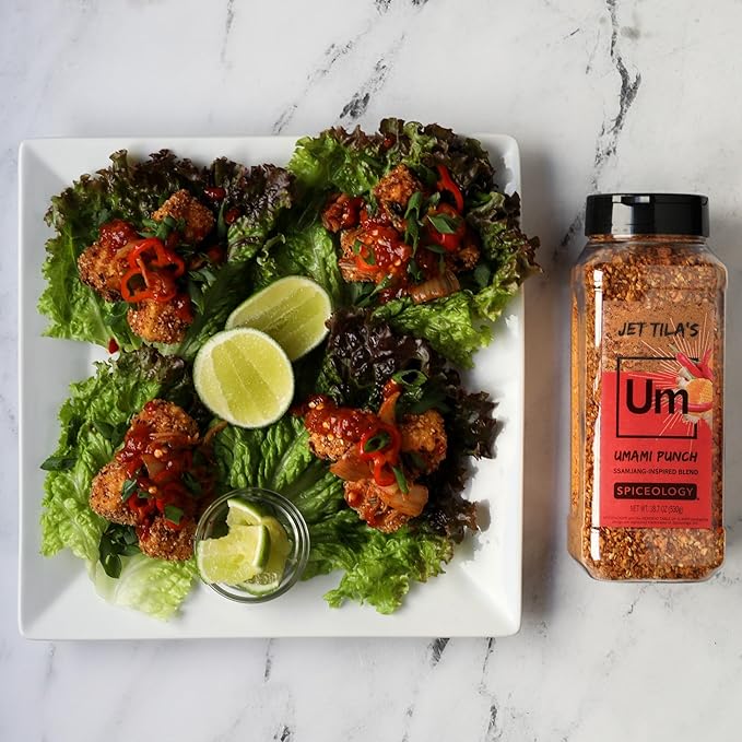 Spiceology ??Jet Tila Umami Punch Ssamjang Seasoning ??Korean-Inspired Spice Blend with Gochugaru