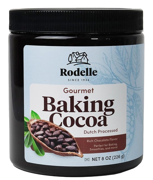 Rodelle Baking Cocoa, Gourmet, 8 Oz