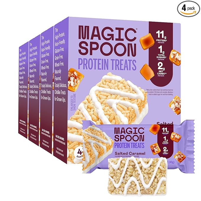 MAGIC SPOON Treats - High Protein, Low Carb, Keto Friendly, Low Sugar, Gluten Free, Crispy Protein