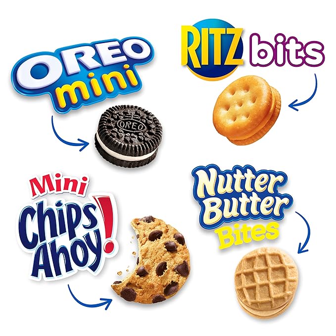Nabisco Classic Mix Variety Pack, OREO Mini, CHIPS AHOY! Mini, Nutter Butter Bites, RITZ Bits