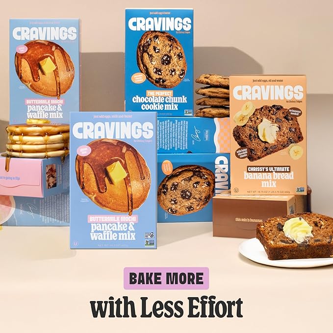 Cravings Family Baking Bundle by Chrissy Teigen ??Banana Bread, Mochi Pancake & Waffle, and