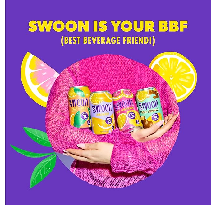 Swoon Sugar Free Classic & Pink Lemonade - Low Carb, Low-Calorie, Paleo-friendly & Gluten-free Keto