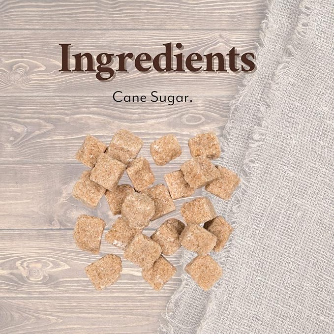 Roland Foods Demerara Rough Cut Brown Sugar Cubes, Specialty Imported Food, 35.2 Ounce Box, Pack of