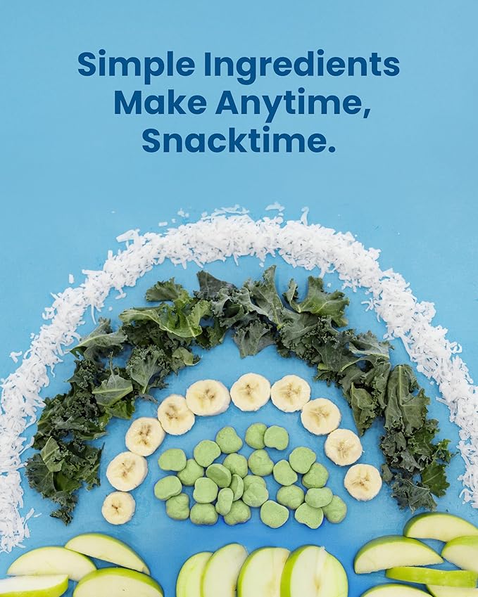 Amara Organic Fruit Bites Apple Kale - No Artificial Colors/Dyes, Added Sugar, Dairy-Free Fruit