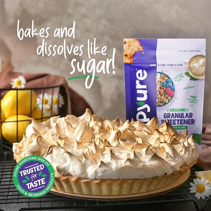 Pyure Organic Stevia Blend | Granulated Sugar Substitute with Zero Calories & Carbs | Keto