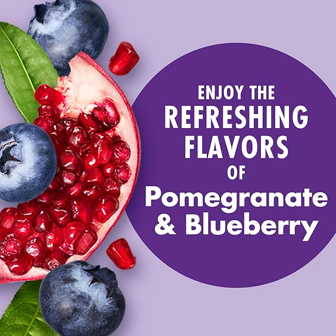 V8 Energy Pomegranate Blueberry Energy Drink, 8 fl oz Can (24 Pack)