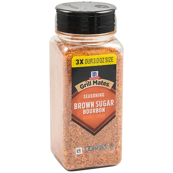 McCormick Grill Mates Brown Sugar Bourbon Seasoning, 9.75 oz (Pack of 6)