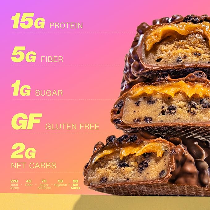 Misfits Vegan Protein Bars - Updated Gluten Free Recipe | Plant Based, Low Sugar & Carb, High Fiber