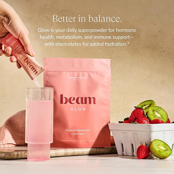 Beam Glow, Hormone Balance for Women, Thyroid Support for Women, Natural Hormone Support Powder
