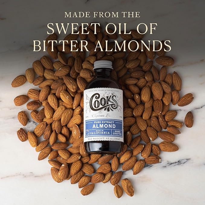 Cook?™s, Pure Almond Extract for Baking, Cooking, and Mixology, Allergen Free Almond Flavoring