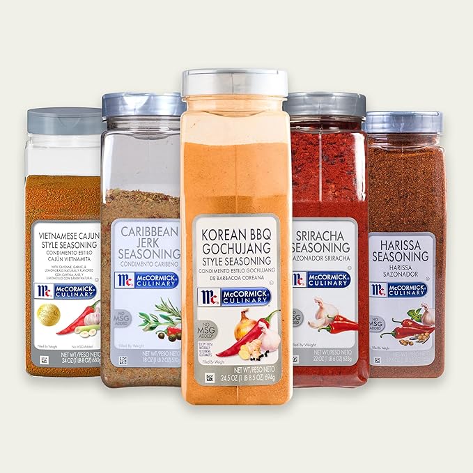 McCormick Culinary Seasoning, Korean BBQ Gochujang Style, No MSG Added, Gluten Free, For Culinary & Professional Kitchens, 24.5 oz