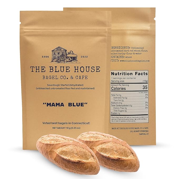 Dehydrated Sourdough Starter ??Mama Blue Artisan Sourdough Bread with 137+ Years Italian Heritage |