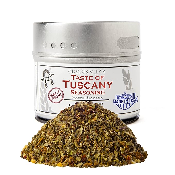 Taste of Tuscany Seasoning | Salt Free| Gourmet Spice Blend | Non GMO, All Natural | Artisanal