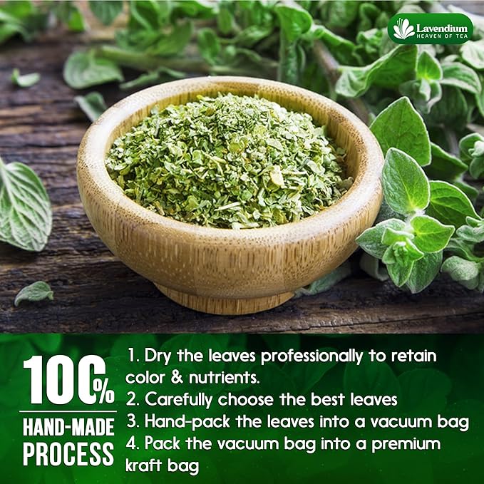 Lavendium, Premium 8 oz Dried Oregano Leaves ??100% Pure, Non-GMO, Gluten-Free, Vegan ??Aromatic