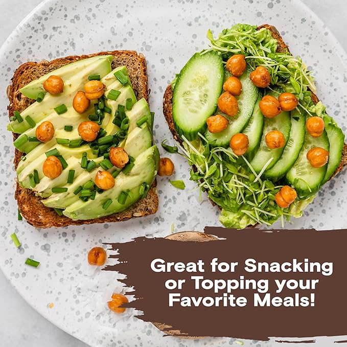 Biena Crispy Roasted Chickpea Snacks, Lil??Bit of Everything, High Protein Snacks, High Fiber