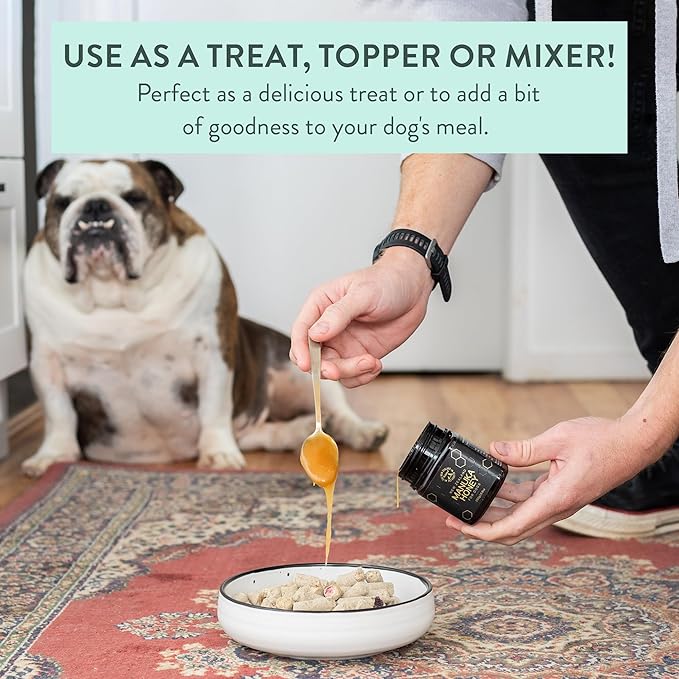 The New Zealand Natural Pet Food Co Woof Dog Treats - Manuka Honey, Dog Treats Small & Large Dog
