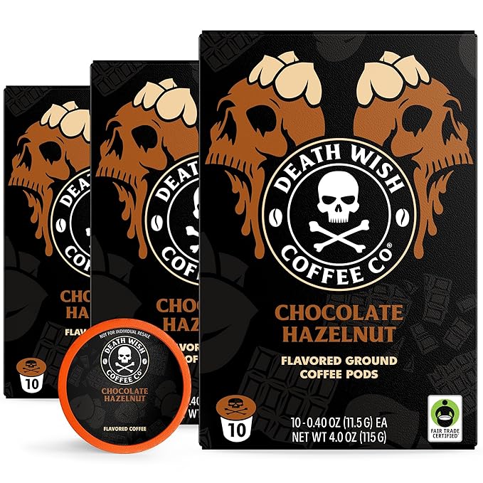Death Wish Coffee - Single Serve Pods - Dark Roast Coffee Pods - Made with USDA Certified Organic