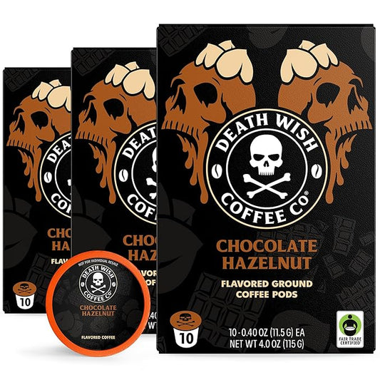 Death Wish Coffee - Single Serve Pods - Dark Roast Coffee Pods - Made with USDA Certified Organic