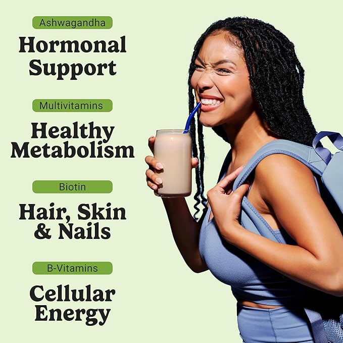 VitaHustle ONE Meal Replacement Shake - Plant Based Protein Powder by Kevin Hart - Vegan, Meal