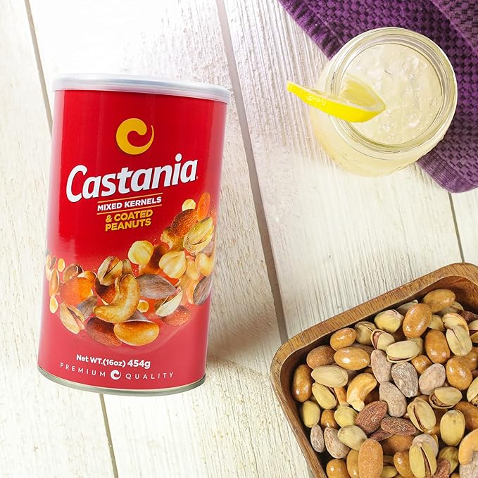 Castania BBQ Lebanese Nuts with Kri Kri, Cashews, Pistachios, Hazelnuts, Almonds & Cashews