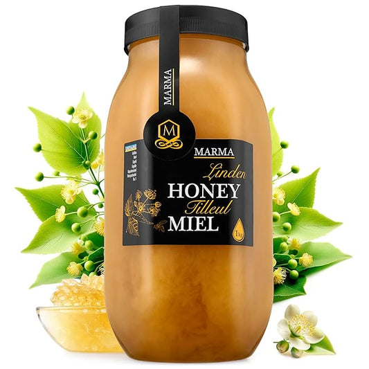 HONIGMA® Marma Linden Honey | Authentic Raw Honey from Ukraine | 100% Pure, Unpasteurized & Fully