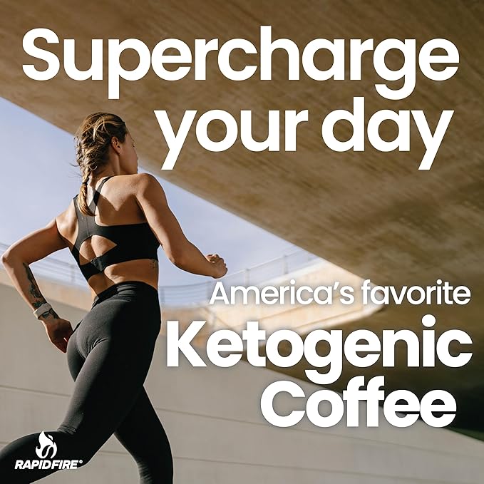 Ketogenic Fair Trade Instant Keto Coffee Mix, Supports Energy, Metabolism Support, Grass Fed