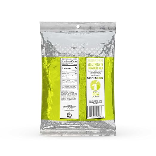 Sqwincher Quik Stik Zero Oral Electrolyte Solution Lemon-Lime Flavor 0.11 oz. Packet 50 Ct