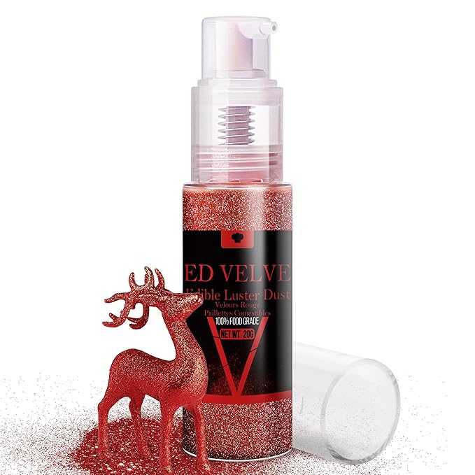 Edible Glitter Spray - 20g Luster Dust Edible Glimmer Powder for Sparkling Cocktails, Cake