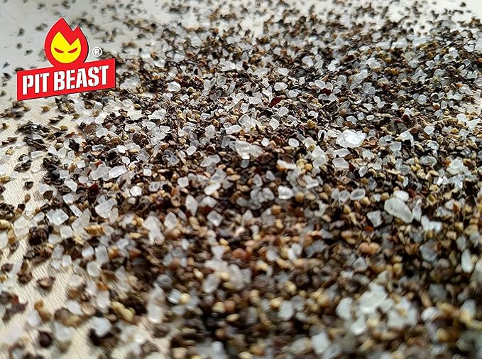 Pit Beast Coarse AF Salt and Pepper Spice Blend Dalmatian BBQ Rub | THE COARSEST SALT AND PEPPER |