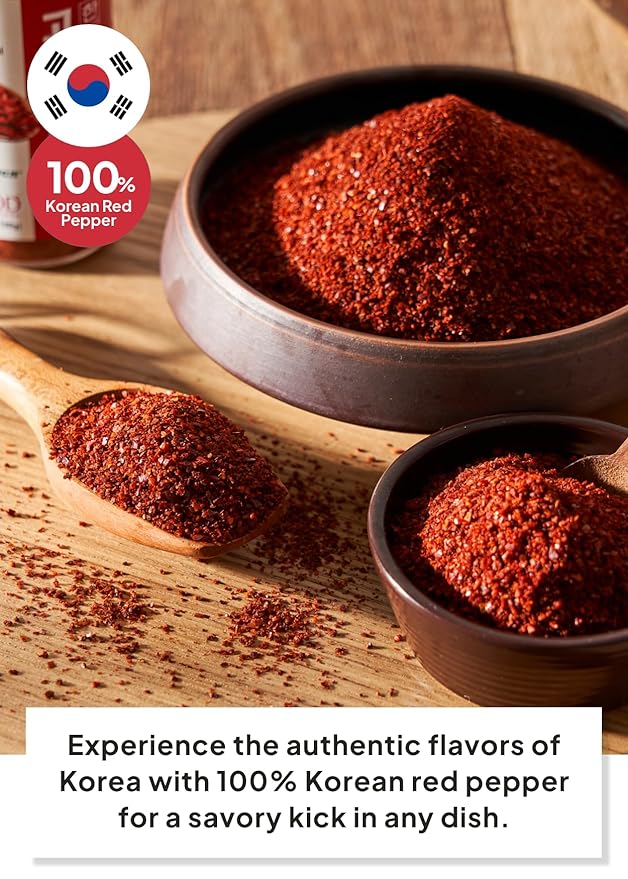 Korean Food Haetnim Maeul 100% Korean Red Chili Powder | Large Particle Powder For Stir Fry and