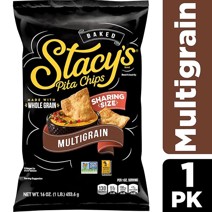 Stacy's Pita Chips, Multigrain, 16 oz Sharing Size Bag