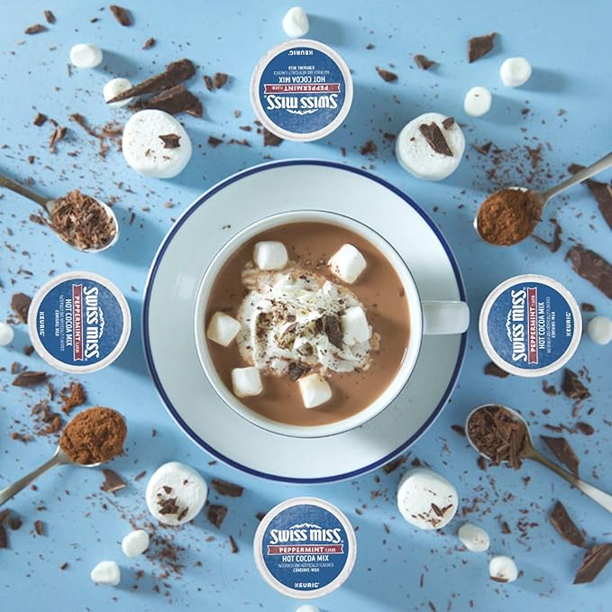 Swiss Miss Peppermint Hot Cocoa K-Cups (128 Count)
