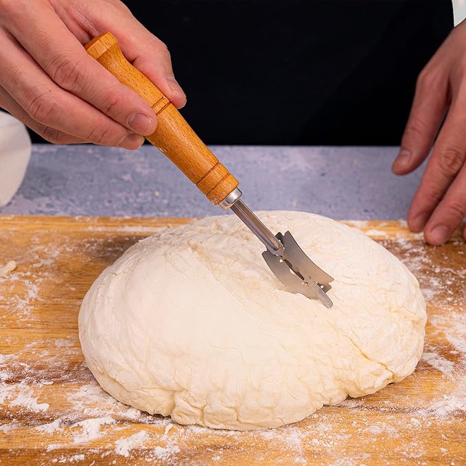 Bread Proofing Baskets Set of 2, Round Shaped Dough Proofing Bowls Linerssourdough starter kit