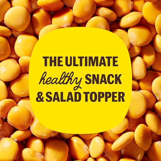 Brami Lupini Beans Snack, Garlic & Rosemary | 7g Plant Protein, 0g Net Carbs | Vegan, Vegetarian