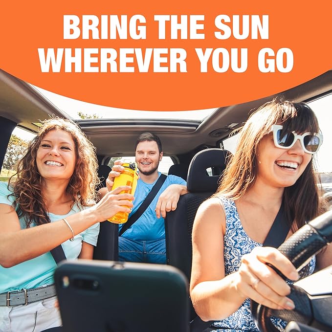 Sunkist Soda Orange Singles To Go Drink Mix, 12 Boxes with 6 Packets Each - 72 Total Servings