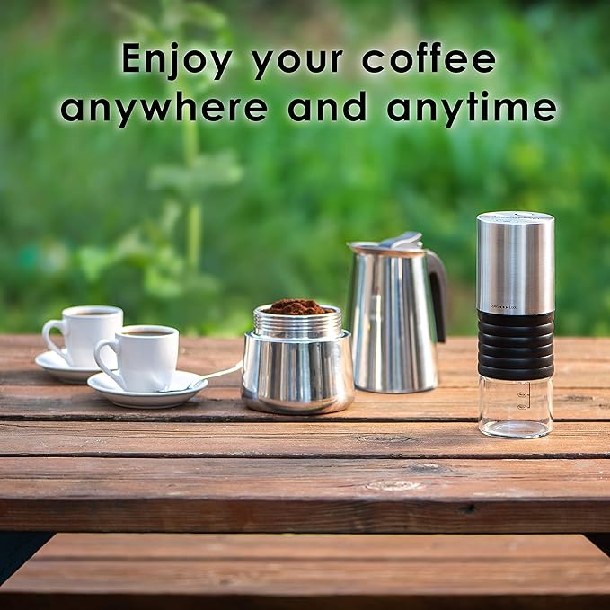 Mixpresso 6 Cup Greca Stovetop Espresso Pot 300ml/10oz, Moka Pot with Coffee Percolator Design