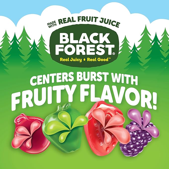 Black Forest, Juicy Burst, Fruit Flavored Snacks, Mixed Fruit Flavors, A Juicy Burst of Natural