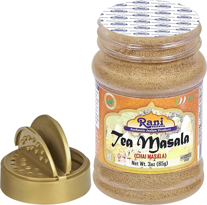 Rani Tea (Chai) Masala Indian Spice Blend 3oz (85g) PET Jar ~ All Natural | Vegan | Gluten Friendly