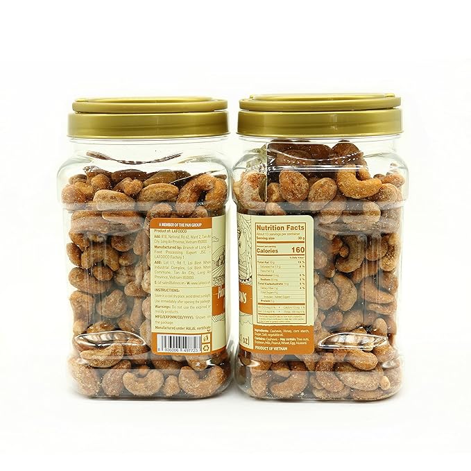 LAFOOCO Honey Roasted Cashews, Sweet Tasty Gourmet, Vietnam Cashew, Rich in Nutrients, Gift for