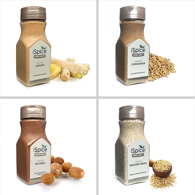 iSpice Spices and Seasonings Sets Starter Kitchen Set for Cooking - Spices Variety Pack Herb, &