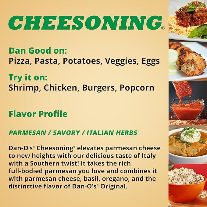 Dan-O's 2 Bottle Seasoning Set, Small Bottles, 2 Pack, Includes Cheesoning and Jalapeño Cheesoning