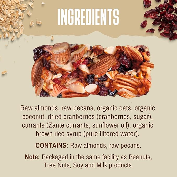 ToYou Chewy Fruit and Nut Bars - Healthy Protein Snacks | Granola Bar - 1.41 Ounce (Pack of 12) |