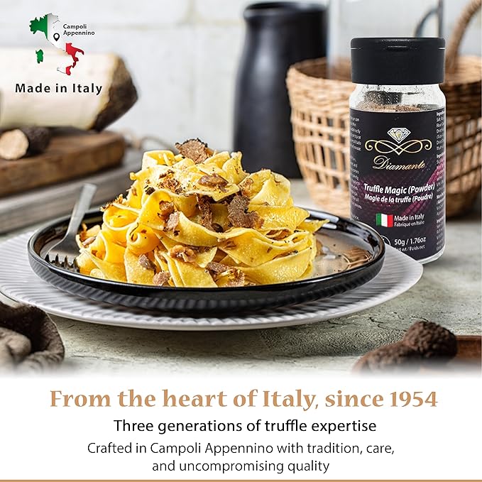 Diamante Italy Truffle Magic (Powder) with 5% Black Truffle Content - Truffle All Purpose Seasoning