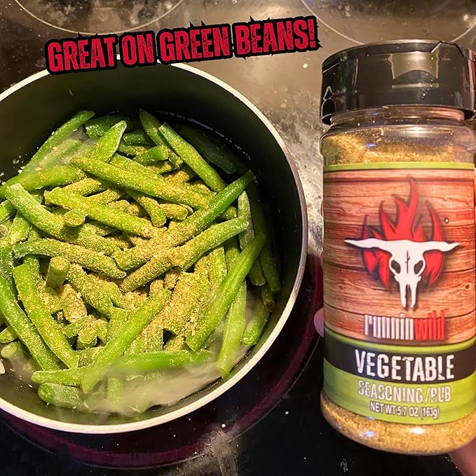 Gourmet Vegetable Seasoning | No Artificial Flavors, No MSG added | Runnin??Wild Foods, 5.7 ounces