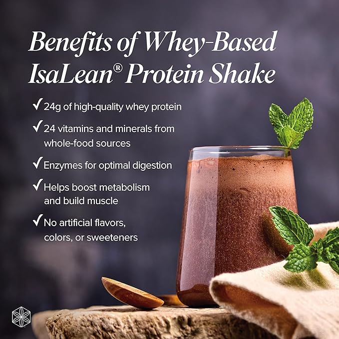 IsaLean Protein Shake - Complete Superfood Meal Replacement for Maintaining Healthy Weight and Lean