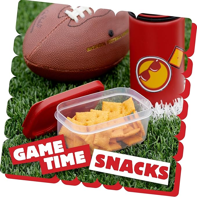 Cheez-It Cheese Crackers, Baked Snack Crackers, Lunch Snacks, Grab n' Go, Extra Cheesy, 6.75lb Case